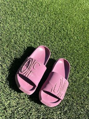 Jordan Pink Slides- size 7
